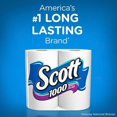 Cheap ⭐ 1-Ply Toilet Paper Scott 1-Ply Standard Toilet Paper, White, 1000 Sheets/Roll, 20 Rolls/Carton (20032) ✨ 4 Cheap ⭐ 1-Ply Toilet Paper Scott 1-Ply Standard Toilet Paper, White, 1000 Sheets/Roll, 20 Rolls/Carton (20032) ✨ - Image 2
