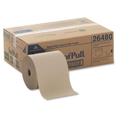 Discount ๐ Hardwound Paper Towels Georgia-Pacific Sofpull Recycled High-Capacity Hardwound Paper Towel, 1-Ply, Natural, 1000'/Roll, 6 Rolls/Carton (26480) โ 4 Discount ๐ Hardwound Paper Towels Georgia-Pacific Sofpull Recycled High-Capacity Hardwound Paper Towel, 1-Ply, Natural, 1000'/Roll, 6 Rolls/Carton (26480) โ - Image 2