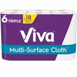 Buy 🎁 Viva Choose-A-Sheet Multi-Surface Cloth Paper Towels, 2-Ply, 165 Sheets/Roll, 6 Rolls/Pack (53663) 🌟
