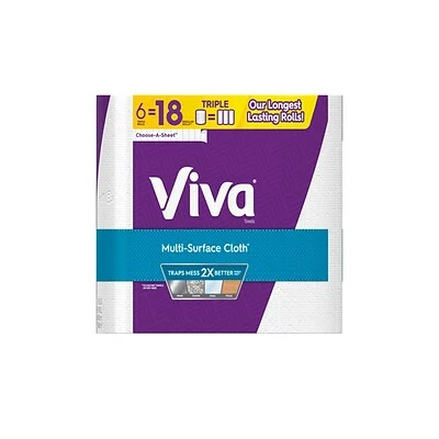 Buy ๐ Viva Choose-A-Sheet Multi-Surface Cloth Paper Towels, 2-Ply, 165 Sheets/Roll, 6 Rolls/Pack (53663) ๐ 5 Buy ๐ Viva Choose-A-Sheet Multi-Surface Cloth Paper Towels, 2-Ply, 165 Sheets/Roll, 6 Rolls/Pack (53663) ๐ - Image 3