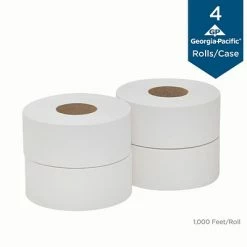 New 🤩 2-Ply Toilet Paper Georgia-Pacific Professional Series Jumbo Jr. Toilet Paper, 2-Ply, White, 1000 Ft./Roll, 4 Rolls/Carton (2172114) 🎉 -Janitorial Paper Sales unnamed file 1091