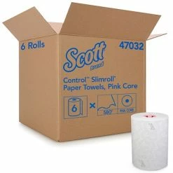 Budget 🎉 Scott Control Slimroll Recycled Hardwound Paper Towels, 1-ply, 580 Ft./Roll, 6 Rolls/Carton (47032) ❤️ -Janitorial Paper Sales unnamed file 1134