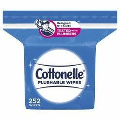 Coupon 🧨 Bathroom Tissue Cottonelle Flushable Wet Wipes, 252 Wipes/Refill (43541) 👍