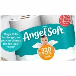 Best Sale ⭐ Toilet Paper & Bath Tissue Angel Soft Mega Toilet Paper, 2-Ply, White, 320 Sheets/Roll, 48 Rolls/Pack (79403/50) ✨ -Janitorial Paper Sales unnamed file 122