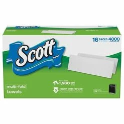 Cheapest ⭐ Scott Recycled Multifold Paper Towels, 1-ply, 250 Sheets/Pack, 16 Packs/Carton (8009) 😍 -Janitorial Paper Sales unnamed file 1277