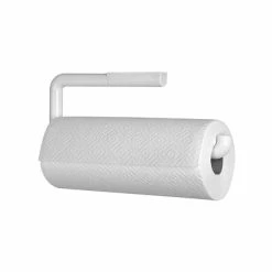 Promo 😀 Kitchen Towel Holder Dispensers InterDesign Basic Plastic Kitchen Roll Paper Towel Holder, White (35001) 👏