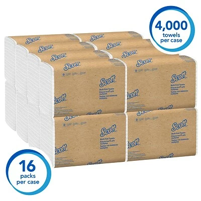 Wholesale ✨ Scott Essential Recycled Multifold Paper Towels, 1-ply, 250 Sheets/Pack, 16 Packs/Carton (1840) ✨ 5 Wholesale ✨ Scott Essential Recycled Multifold Paper Towels, 1-ply, 250 Sheets/Pack, 16 Packs/Carton (1840) ✨ - Image 3