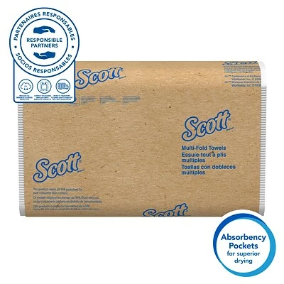 Wholesale ✨ Scott Essential Recycled Multifold Paper Towels, 1-ply, 250 Sheets/Pack, 16 Packs/Carton (1840) ✨ 7 Wholesale ✨ Scott Essential Recycled Multifold Paper Towels, 1-ply, 250 Sheets/Pack, 16 Packs/Carton (1840) ✨ - Image 5