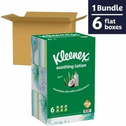 Coupon 💯 3-Ply Facial Tissue Kleenex Soothing Lotion Facial Tissue, 3-Ply, 110 Sheets/Box, 6 Boxes/Pack (51758) 😍 -Janitorial Paper Sales unnamed file 135