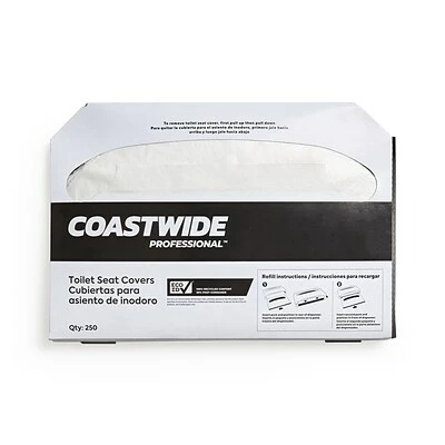 Hot Sale 👏 Coastwide Professional™ EcoID Toilet Seat Covers, 250 Sheets/Pack, 20 Packs/Carton (CW24779) 🔔 5 Hot Sale 👏 Coastwide Professional™ EcoID Toilet Seat Covers, 250 Sheets/Pack, 20 Packs/Carton (CW24779) 🔔 - Image 3