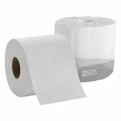 Coupon 🎁 1-Ply Toilet Paper Pacific Blue Basic Recycled Toilet Paper, 1-Ply, White, 1210 Sheets/Roll, 80 Rolls/Carton (1458001/14500) 🎁 -Janitorial Paper Sales unnamed file 1378