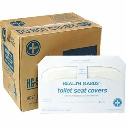 Deals 🧨 Toilet Seat Covers Hospital Specialty Health Gards Toilet Seat Cover , White, 250 Covers/Pack, 20 Packs/Carton 🔥