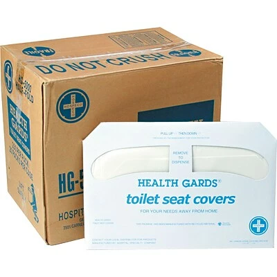 Deals 𧨠Toilet Seat Covers Hospital Specialty Health Gards Toilet Seat Cover , White, 250 Covers/Pack, 20 Packs/Carton π₯ 4 Deals 𧨠Toilet Seat Covers Hospital Specialty Health Gards Toilet Seat Cover , White, 250 Covers/Pack, 20 Packs/Carton π₯ - Image 2