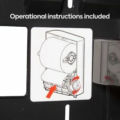 Discount 🛒 Hardwound Paper Towel Dispensers Coastwide Professional™ Manual Auto-Cut Hardwound Paper Towel Dispenser, Black (CW60832) 🔥 -Janitorial Paper Sales unnamed file 1406