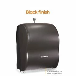 Discount 🛒 Hardwound Paper Towel Dispensers Coastwide Professional™ Manual Auto-Cut Hardwound Paper Towel Dispenser, Black (CW60832) 🔥 -Janitorial Paper Sales unnamed file 1407