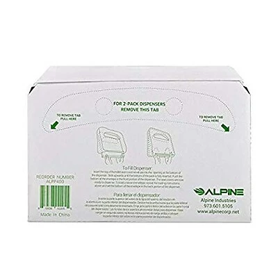 Brand new ๐งจ Alpine Industries AdirOffice White Flushable Toilet Seat Covers 250-Sheets Per Pack, 12 Pack ๐ฏ 7 Brand new ๐งจ Alpine Industries AdirOffice White Flushable Toilet Seat Covers 250-Sheets Per Pack, 12 Pack ๐ฏ - Image 5