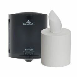 Coupon ⭐ Paper Towel Dispensers Georgia-Pacific SofPull Center-Pull Paper Towel Dispenser Kit (58206) ✨