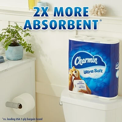 Flash Sale โจ 2-Ply Toilet Paper Charmin Ultra Soft Toilet Paper Mega Roll, 244 Sheets Per Roll, 18 Count ๐ 5 Flash Sale โจ 2-Ply Toilet Paper Charmin Ultra Soft Toilet Paper Mega Roll, 244 Sheets Per Roll, 18 Count ๐ - Image 3