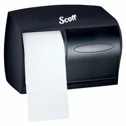 Buy 🔔 Toilet Paper Dispensers Scott 1000 Coreless Toilet Paper Dispenser, Smoke Gray (09604) 🌟