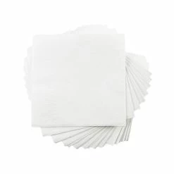 Wholesale 🤩 Disposable Napkins JAM PAPER Small Beverage Napkins, 2-Ply, White, 50/Pack (525562731) 🥰