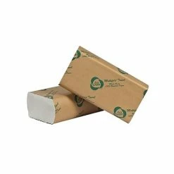 Deals 🛒 Kitchen Roll Paper Towels Eco Green Recycled Multifold Paper Towels, 1-ply, 250 Sheets/Pack, 16 Packs/Carton (EW416) 😉