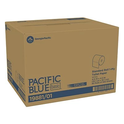 Best deal ๐ 1-Ply Toilet Paper Pacific Blue Basic 1-Ply Inner Wrapped Embossed Toilet Paper By GP PRO, White, 550 Sheets/Roll, 80 Rolls/Case (19881/01) ๐ 4 Best deal ๐ 1-Ply Toilet Paper Pacific Blue Basic 1-Ply Inner Wrapped Embossed Toilet Paper By GP PRO, White, 550 Sheets/Roll, 80 Rolls/Case (19881/01) ๐ - Image 2