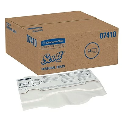 Best deal ๐ Scott Toilet Seat Covers, 15" X 18", 125 Covers/Pack, 24 Packs/Carton (7410) ๐ 4 Best deal ๐ Scott Toilet Seat Covers, 15" X 18", 125 Covers/Pack, 24 Packs/Carton (7410) ๐ - Image 2