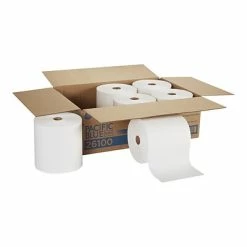 Cheapest 😉 Pacific Blue Select Recycled Hardwound Paper Towels, 1-ply, 1000 Ft./Roll, 6 Rolls/Carton (26100) 🥰