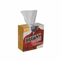 Outlet 😀 Brawny Professional H700 Heavy Duty Multifold Paper Towels, 1-Ply, 100 Sheets/Pack, 5 Packs/Carton (25070) 👏 -Janitorial Paper Sales unnamed file 1654