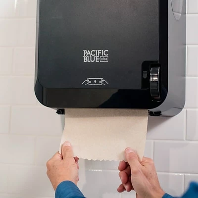 Brand new 🥰 Hardwound Paper Towel Dispensers Pacific Blue Ultra™ Mechanical Paper Towel Dispenser By GP PRO, Black, 12.60” W X 9.30” D X 16.70” H (59589) 👏 6 Brand new 🥰 Hardwound Paper Towel Dispensers Pacific Blue Ultra™ Mechanical Paper Towel Dispenser By GP PRO, Black, 12.60” W X 9.30” D X 16.70” H (59589) 👏 - Image 4