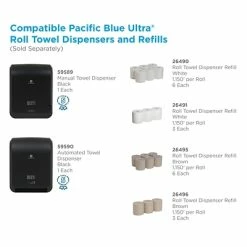 Brand new 🥰 Hardwound Paper Towel Dispensers Pacific Blue Ultra™ Mechanical Paper Towel Dispenser By GP PRO, Black, 12.60” W X 9.30” D X 16.70” H (59589) 👏 14 Brand new 🥰 Hardwound Paper Towel Dispensers Pacific Blue Ultra™ Mechanical Paper Towel Dispenser By GP PRO, Black, 12.60” W X 9.30” D X 16.70” H (59589) 👏 -Janitorial Paper Sales unnamed file 1699