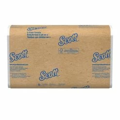 Hot Sale โค๏ธ Scott Essential Recycled C-Fold Paper Towels, 1-ply, 200 Sheets/Pack (01510) ๐