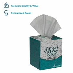 Cheap ✨ 2-Ply Facial Tissue Angel Soft Professional Series  Facial Tissue, 2-ply, 96 Tissues/Box (46580) ⭐