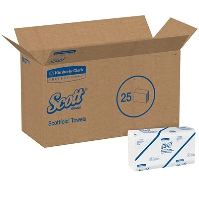 Hot Sale 🧨 Scott Pro Recycled Multifold Paper Towels, 1-ply, 175 Sheets/Pack (01980) 🔥 4 Hot Sale 🧨 Scott Pro Recycled Multifold Paper Towels, 1-ply, 175 Sheets/Pack (01980) 🔥 - Image 2