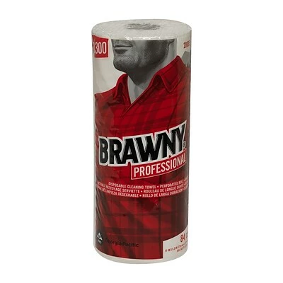 New ๐ Kitchen Roll Paper Towels Brawny Professional D300 Durable Fibers Wipers, White, 84 Sheets/Roll (20085) โค๏ธ 3 New ๐ Kitchen Roll Paper Towels Brawny Professional D300 Durable Fibers Wipers, White, 84 Sheets/Roll (20085) โค๏ธ