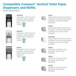Coupon 🧨 Georgia-Pacific Toilet Paper Dispensers Compact® 2-Roll Vertical Coreless Toilet Paper Dispenser By GP PRO, Black (56790A) 👍 -Janitorial Paper Sales unnamed file 1898
