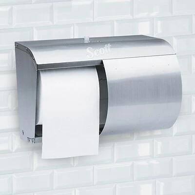 Outlet ๐ Toilet Paper Dispensers Scott Coreless Double Roll Bath Tissue Dispenser, Stainless Steel (09606) ๐ 4 Outlet ๐ Toilet Paper Dispensers Scott Coreless Double Roll Bath Tissue Dispenser, Stainless Steel (09606) ๐ - Image 2