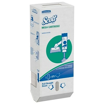 New ๐ Disposable Napkins Scott Mega Cartridge Recycled Beverage Napkin, 1-ply, White, 875 Napkins/Pack, 6/Carton (98908) ๐งจ 4 New ๐ Disposable Napkins Scott Mega Cartridge Recycled Beverage Napkin, 1-ply, White, 875 Napkins/Pack, 6/Carton (98908) ๐งจ - Image 2