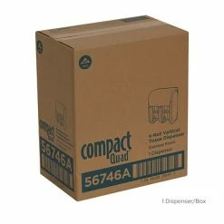 Promo ⭐ Toilet Paper Dispensers Compact® 4-Roll Quad Coreless Toilet Paper Dispenser By GP PRO, Faux Stainless, 11.750”W X 6.900”D X 13.250”H (56746A) 🌟 -Janitorial Paper Sales unnamed file 1960