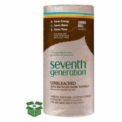 Best Pirce 😉 Kitchen Roll Paper Towels Seventh Generation™ Natural Unbleached 100% Recycled Kitchen Paper Towel Roll, 2-Ply, 120 Sheets/Roll, 30 Rolls/CT (SEV13720CT) 🧨