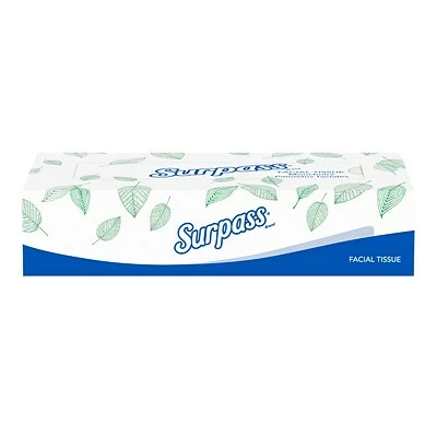 Budget ⭐ 2-Ply Facial Tissue Surpass Standard Facial Tissue, 2-Ply, 100 Sheets/Box, 30 Boxes/Pack (21340) ⭐ 3 Budget ⭐ 2-Ply Facial Tissue Surpass Standard Facial Tissue, 2-Ply, 100 Sheets/Box, 30 Boxes/Pack (21340) ⭐