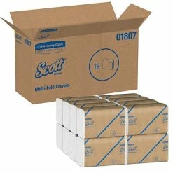 Budget 💯 Scott Essential Recycled Multifold Paper Towels, 1-ply, 250 Sheets/Pack, 16 Packs/Carton (01807) 🔥 -Janitorial Paper Sales unnamed file 2065