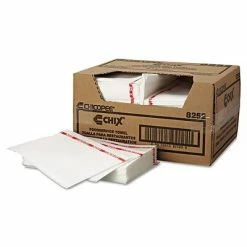 New 😍 Multifold Paper Towels Chix® Foodservice Towels, White/Red, 13-1/2x21", 150/Case 🧨