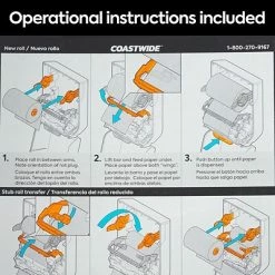 Outlet 👍 Hardwound Paper Towel Dispensers Coastwide Professional™ J-Series Auto-Cut Hardwound Paper Towel Dispenser, Black (CWJMHT-B) ✔️ -Janitorial Paper Sales unnamed file 2082