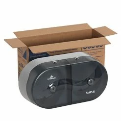 Deals 🔥 Toilet Paper Dispensers SofPull® Twin High-Capacity Centerpull Bathroom Tissue Dispenser By GP PRO, Smoke (56509) 🎁 -Janitorial Paper Sales unnamed file 2120