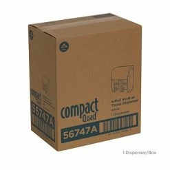 Flash Sale 😍 Georgia-Pacific Toilet Paper Dispensers Compact® 4-Roll Quad Coreless Toilet Paper Dispenser By GP PRO, White, 11.750” W X 6.900” D X 13.250” H (56747A) 💯 -Janitorial Paper Sales unnamed file 2132