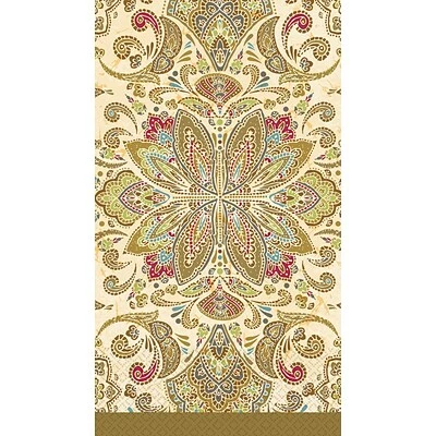 Brand new 😀 Disposable Napkins Amscan Textured Paisley 7.75'' X 4.5'' Guest Towels, 4/Pack, 16 Per Pack (530031) ❤️ 3 Brand new 😀 Disposable Napkins Amscan Textured Paisley 7.75'' X 4.5'' Guest Towels, 4/Pack, 16 Per Pack (530031) ❤️