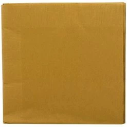 Flash Sale 💯 Disposable Napkins JAM Paper® Medium Lunch Napkins, 6 1/2 X 6 1/2, Gold, 40/Pack (356028328) 🌟