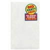 New ⭐ Disposable Napkins Amscan Big Party Pack Guest Towel, 2-Ply, Frosty White, 6/Pack, 40 Per Pack (63215.08) ✨