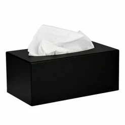 Outlet ๐ฏ Facial Tissue Dispensers Alpine Industries Black Acrylic Tissue Box Containers For Home Or Business (2 Pack) ๐